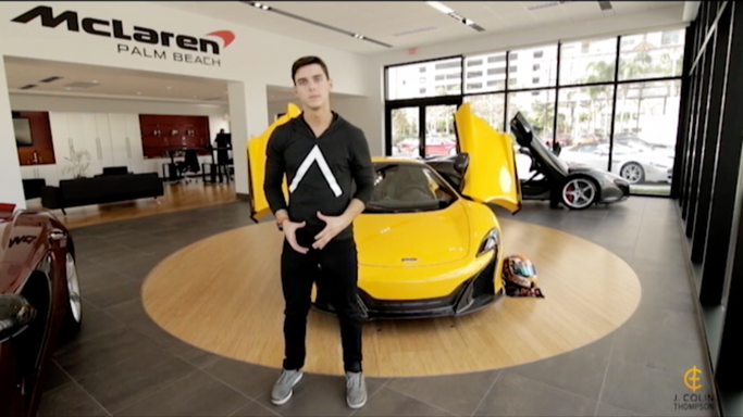Colin Thompson McLaren Driver.